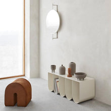 Load image into Gallery viewer, Curved Bench - Beige