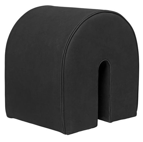 Curved Pouf - Black