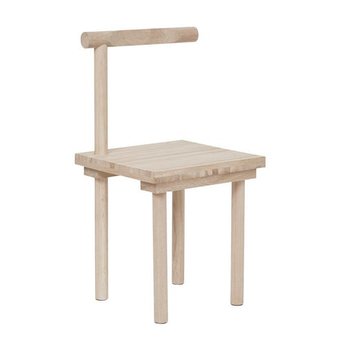 Sculptural Chair - Solid Oak