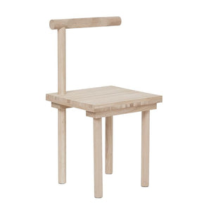 Sculptural Chair - Solid Oak