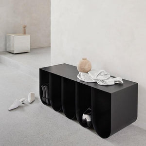Curved Bench - Black