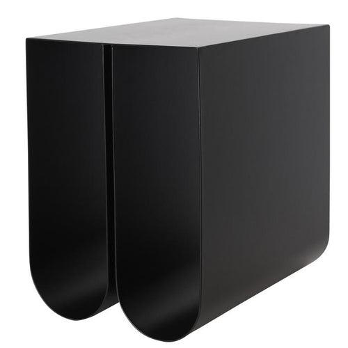 Curved Side Table - Black