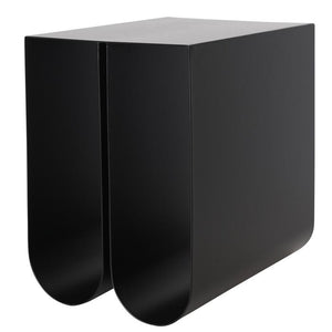Curved Side Table - Black