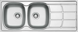 Classic Series - Double Bowls Sink - CL 860.500.20 - 860mm x 500mm