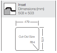 Load image into Gallery viewer, Comfort Series - Single Bowl Sink - CO 503.503 - 503mm x 503mm