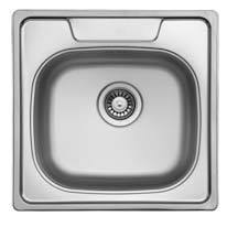 Comfort Series - Single Bowl Sink - CO 503.503 - 503mm x 503mm