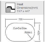 Load image into Gallery viewer, Favorite Series - Single Bowl Sink - FA 747.447 W - 747mm x 447mm