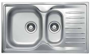 Fusion Series - Double Bowls Sink - FS 780.480.15 - 780mm x 480mm