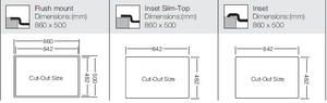 Fusion Series - Double Bowls Sink - FS 860.500.15 - 860mm x 500mm