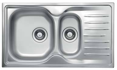 Fusion Series - Double Bowls Sink - FS 860.500.15 - 860mm x 500mm