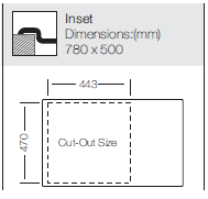 Load image into Gallery viewer, Glass Series - Single Bowl Sink - GS 780.500 B Diamond - 780mm x 500mm