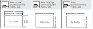 Hypnos Selection Series - Double Bowls Sink - HS 860.500.20 - 860mm x 500mm
