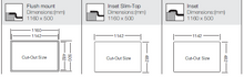 Load image into Gallery viewer, Hypnos Selection Series - Double Bowls Sink - HS 1160.500.20 - 1160mm x 500mm