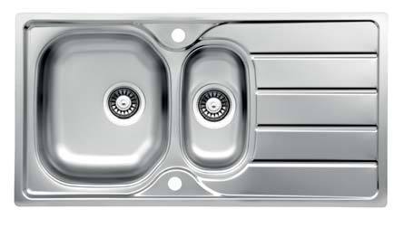 Hypnos Selection Series - Double Bowls Sink - HS 965.500.15 - 965mm x 500mm