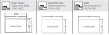 Load image into Gallery viewer, Lines Series - Single Bowl Sink - LN 1000.500 - 1000mm x 500mm