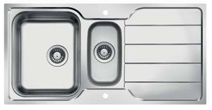 Lines Series - Double Bowl Sink - LN 1000.500.15 - 1000mm x 500mm