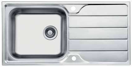 Lines Series - Single Bowl Sink - LN 1000.500 - 1000mm x 500mm