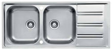 Load image into Gallery viewer, Lines Series - Double Bowl Sink - LN 1160.500.20 - 1160mm x 500mm