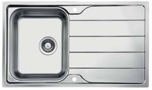 Lines Series - Single Bowl Sink - LN 860.500 - 860mm x 500mm