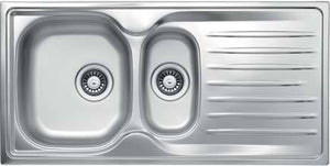 Fusion Series - Double Bowls Sink - FS 1000.500.15 - 1000mm x 500mm