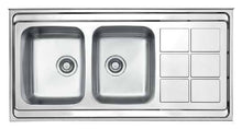 Load image into Gallery viewer, Lotus Series - Double Bowls Sink - LT 1200.600.20 - 1200mm x 600mm