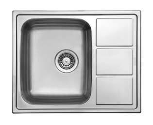 Lotus Series - Single Bowl Sink - LT 615.500 - 615mm x 500mm