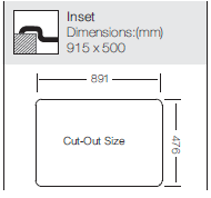 Load image into Gallery viewer, Lotus Series - Single Bowl Sink - LT 915.500 - 915mm x 500mm