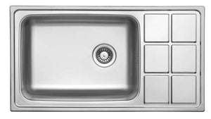 Lotus Series - Single Bowl Sink - LT 915.500 - 915mm x 500mm