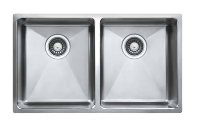 Micro Series / R20 - Double Bowls Sink - MU 340.50.50 - 740mm x 440mm