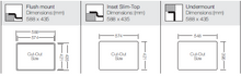 Load image into Gallery viewer, Micro Series / R20 - Single Bowl Sink - ME 550 - 588mm x 435mm