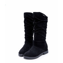 Load image into Gallery viewer, Stylish Flat Flock Winter Boots