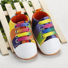 Load image into Gallery viewer, Baby Rainbow Sneakers