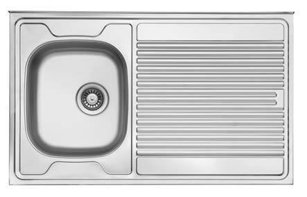 Standart Series - Single Bowl Sink - ST 1000.600 - 1000mm x 600mm
