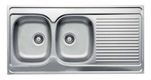 Load image into Gallery viewer, Standart Series - Double Bowls Sink - ST 1200.600.20 - 1200mm x 600mm