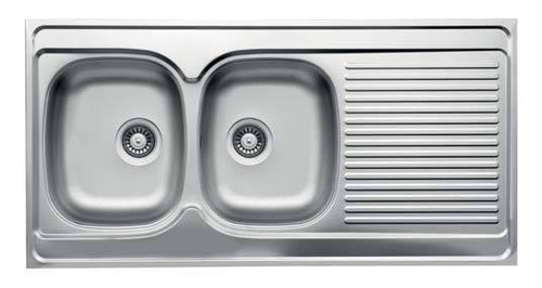 Standart Series - Double Bowls Sink - ST 1200.600.20 - 1200mm x 600mm