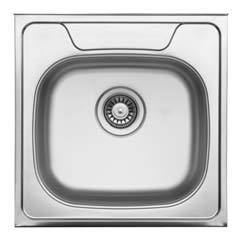 Standart Series - Single Bowl Sink - ST 500.500 - 500mm x 500mm