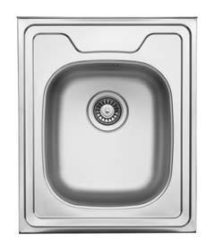 Standart Series - Single Bowl Sink - ST 500.600 - 500mm x 600mm