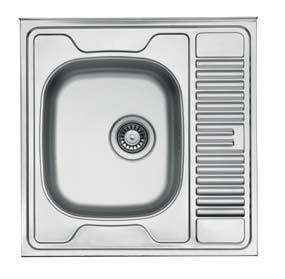 Standart Series - Single Bowl Sink - ST 600.600 - 600mm x 600mm